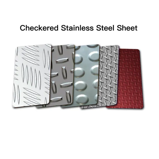 201 202 304 309 310 316 Stainless Steel Plate 1219X2438mm 0.65mm Public Floor Plate Non-Slip Checker Plate