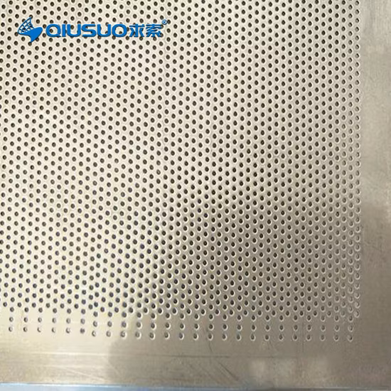 Chapa de aço inoxidável perfurada