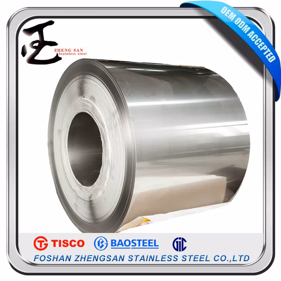 Bobina de aço inoxidável de fábrica de Foshan de grau 304 201 para utensílios de cozinha